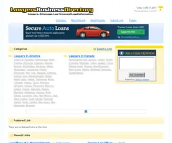 Lawyersbusinessdirectory.com(Lawyers Business Directory) Screenshot