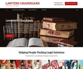 Lawyerschandigarh.com(Lawyers Chandigarh) Screenshot