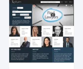 Lawyersden.ca(Canada Lawyers) Screenshot