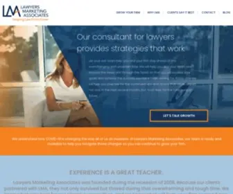 Lawyersmarketingassociates.com(Consultant For Lawyers) Screenshot