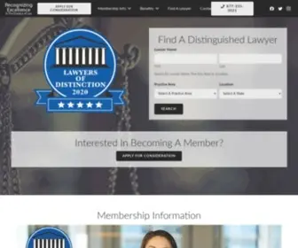 Lawyersofdistinction.com(Lawyers of Distinction) Screenshot