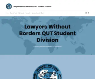 Lawyerswithoutbordersqut.com.au(Lawyers Without Borders QUT Student Division) Screenshot