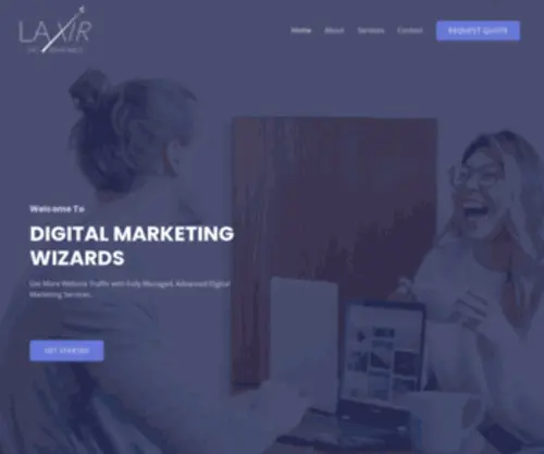 Laxir.net(Digital Marketing Agency Los Angeles) Screenshot