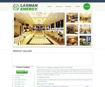 Laxmanenergy.com(LED Light Suppliers) Screenshot