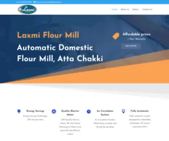 Laxmi-Flourmill.com(Laxmi Manufactures) Screenshot