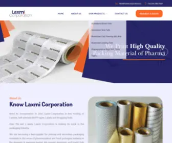 Laxmicorporation.co(Laxmi Corporation) Screenshot