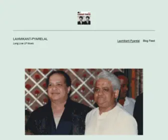 Laxmikantpyarelal.com(Long Live LP Music) Screenshot