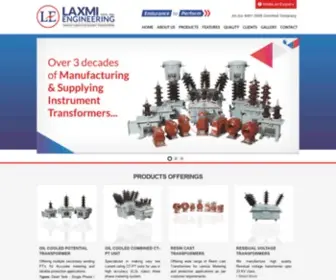 Laxmile.com(Laxmi Engineering) Screenshot