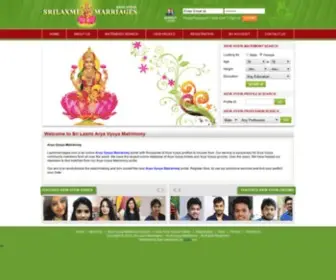 Laxmimarriages.com(Laxmi Marriages) Screenshot