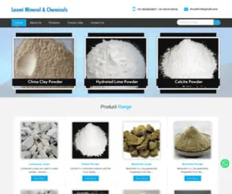 Laxmimc.co.in(Hydrated Lime Powder Manufacturer exporter from Jodhpur India) Screenshot