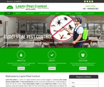 Laxmipestcontrol.in(Pest Control Delhi) Screenshot