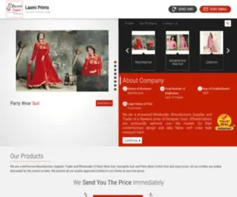 Laxmiprint.com(Laxmi Prints) Screenshot