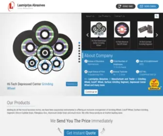 Laxmipriyaabrasives.com(Laxmipriya Abrasives) Screenshot