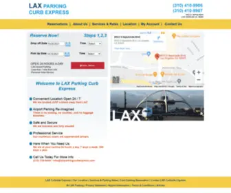 Laxparkingcurbexpress.com(LAX Parking Curb Express) Screenshot