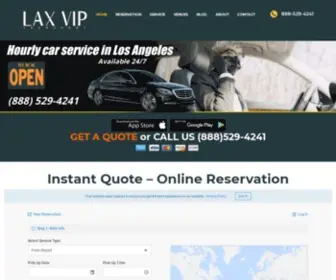 Laxviptransport.com(Executive Luxurious Car Service Los Angeles) Screenshot