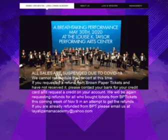 Layali-Zaman.com(LAYALI ZAMAN ACADEMY ORCHESTRA) Screenshot