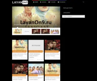 Layanon9.ru(Layanon9 Live Drama Melayu) Screenshot