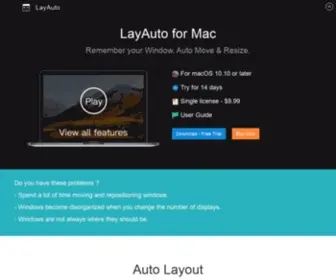 Layautoapp.com(Remember your Window) Screenshot