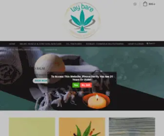 Laybarecbd.com(Lay bare wellness products) Screenshot