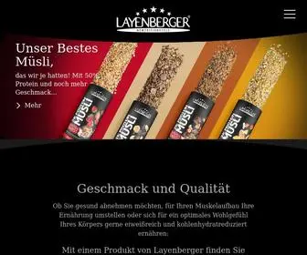 Layenberger.com(LAYENBERGER ist der Spezialist für funktionale Ernährung) Screenshot