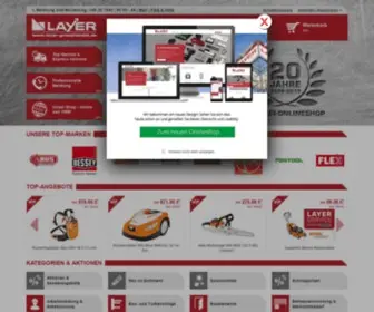 Layer-Grosshandel.de(LAYER Onlineshop f) Screenshot