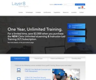Layer8Training.com(Layer8 Training) Screenshot