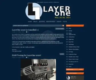 Layerone.org(LayerOne 2021) Screenshot