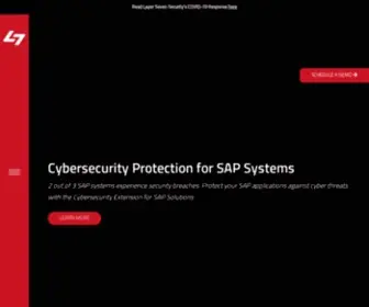 Layersevensecurity.com(Leading SAP Cybersecurity Solutions & Services) Screenshot