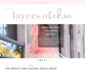 Layersofchic.com(Layers of Chic) Screenshot