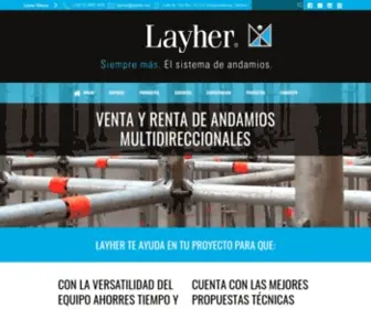 Layher.mx(Andamios y Servicios a tu AlcanceLayher Andamios y Servicios a tu AlcanceLayher) Screenshot