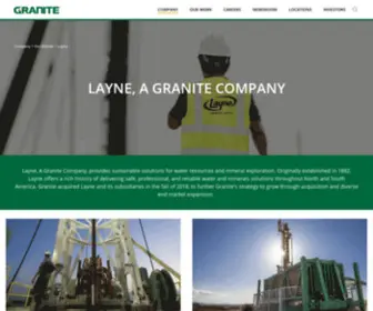 Layne.com(Water Management) Screenshot