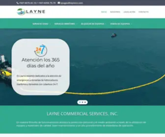 Laynecs.com(Layne Commercial Services) Screenshot