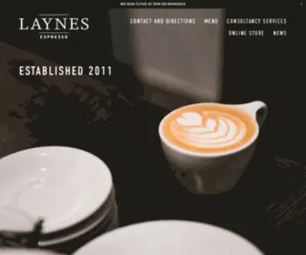 Laynesespresso.co.uk(Laynes Espresso) Screenshot