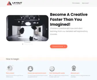 Layoutacademy.com(Building Creatives) Screenshot