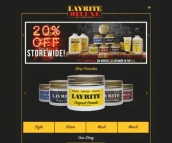 Layrite.com(Layrite Pomade) Screenshot