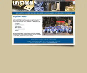 Laystrom.com(Laystrom Manufacturing) Screenshot