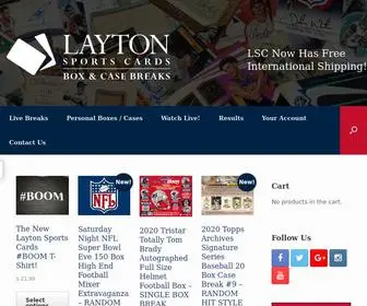Laytonsportscards.com(Layton Sports Cards) Screenshot