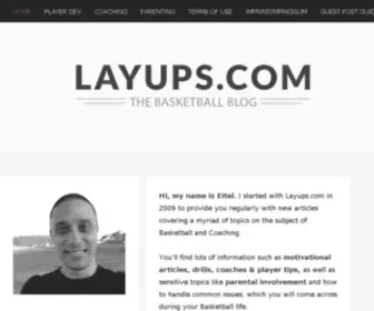 Layups.com(Basketball Coaching Blog) Screenshot
