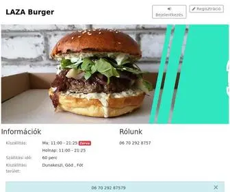 Lazaburger.hu(LAZA Burger) Screenshot