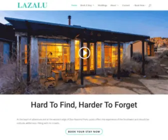 Lazalu.com(Zion National Parks Best Off Grid Secluded Retreat) Screenshot