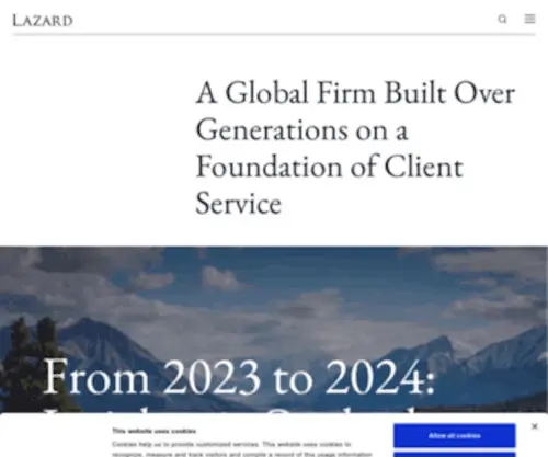 Lazard.com(Lazard) Screenshot