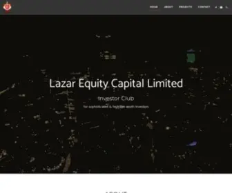 Lazarequitycapital.com(Lazar Benhamou) Screenshot