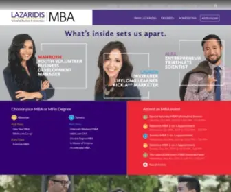 Lazaridismba.ca(MBA & Master of Finance Programs in Canada) Screenshot