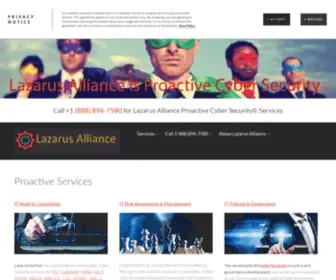 Lazarusalliance.com(Lazarus Alliance) Screenshot