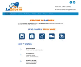 Lazdorm.com(College Laundry and Cleaning Service) Screenshot