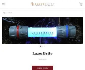 Lazerbrite.com(The LazerBrite Tactical Lighting Solutions Modular Flashlight) Screenshot