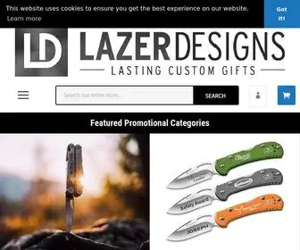 Lazerdesigns.com(Lazer Designs) Screenshot