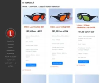 Lazergozluk.net(Lazer Koruyucu Gözlük) Screenshot