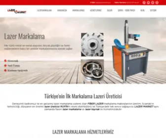 Lazermarket.com(Lazer Markalama & Lazer Makine ve Lazer Sistemleri) Screenshot