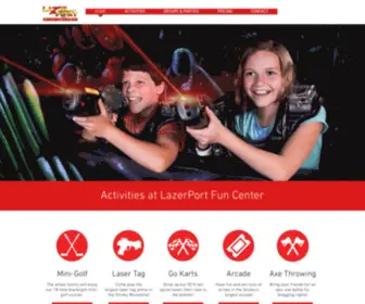 Lazerportfuncenter.com(Laser Tag) Screenshot